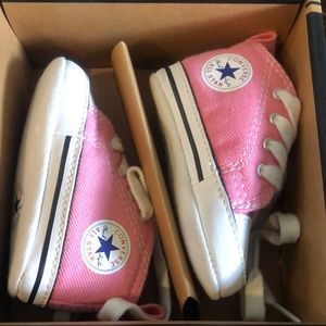 Brand New Pink Infant Converse